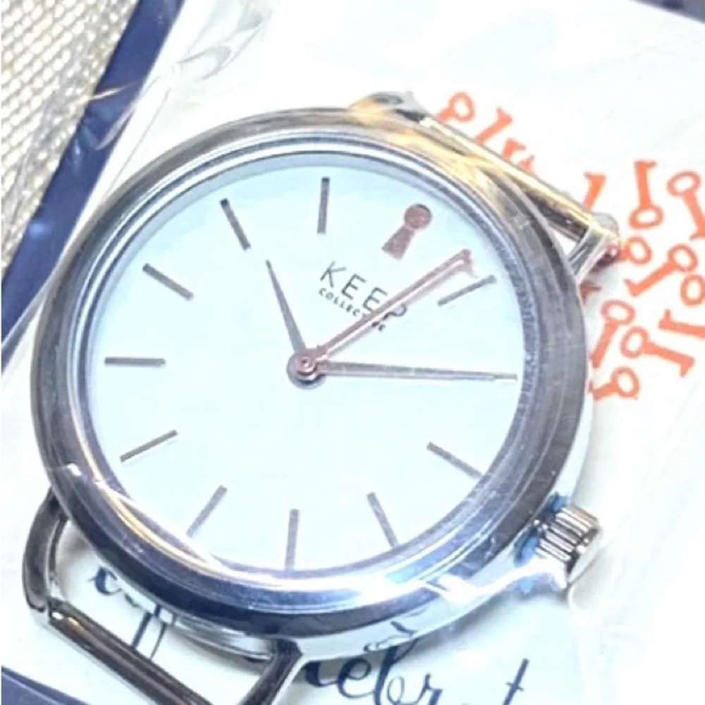 KEEP Collective Silver Round Face Watch Slider Charm New